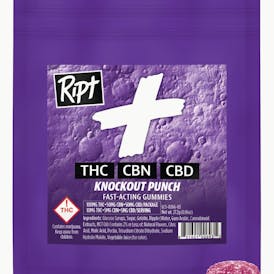 Ript - Knockout Punch 2:1:1 Gummies 100mg 10pk