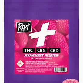 Ript - Strawberry Fieldtrip Gummies 100mg 10pk