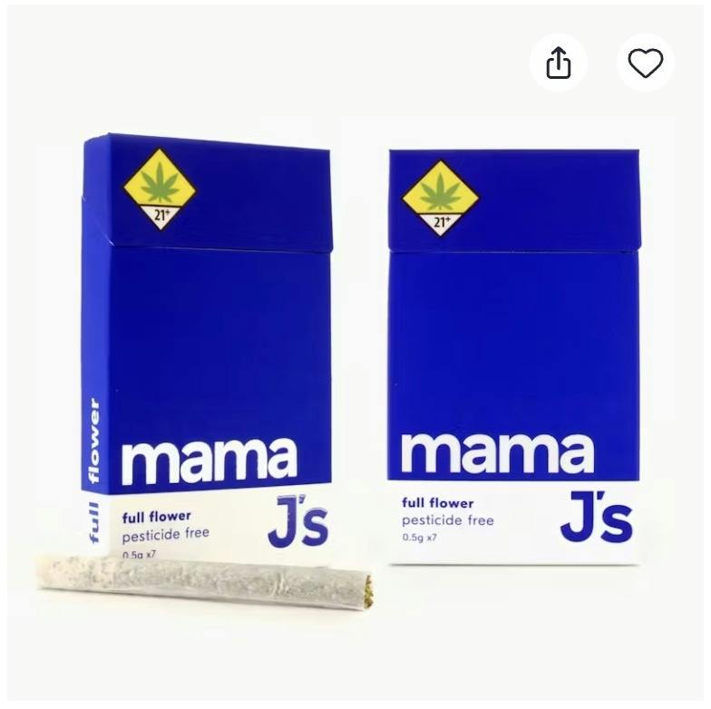 Mama J's | Banana Cake | .5g Pre Roll | 7 pack
