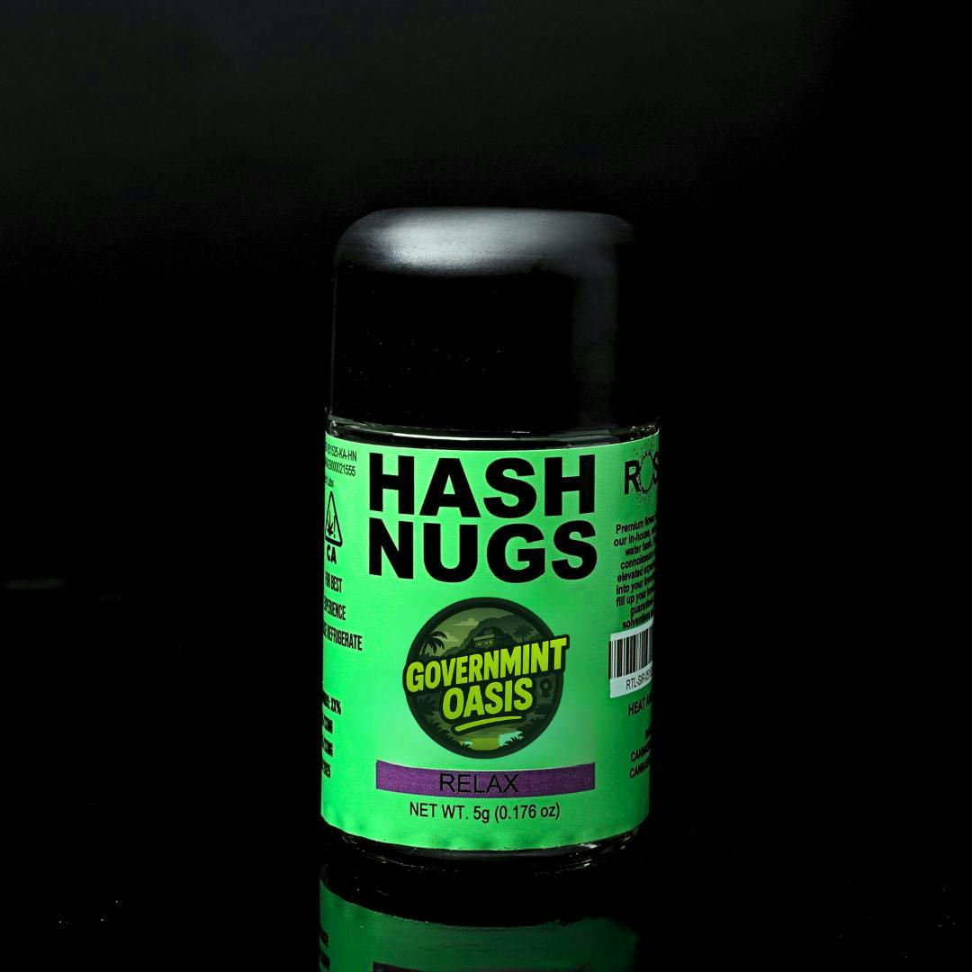 Rosin Tech Labs | Hash Nugs | Governmint Oasis | Infused Flower | 5g