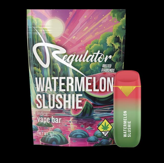 Watermelon Slushie 1g Melted Diamonds Disposable by Regulator
