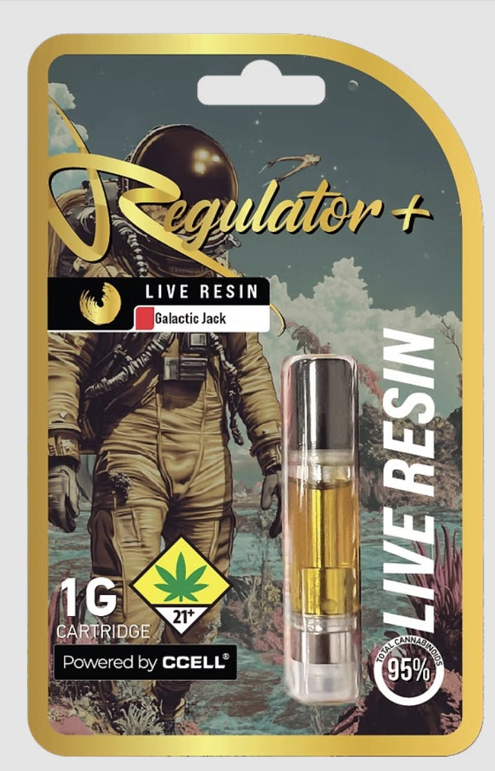 GMO Cookies 1g Live Resin Cart by Regulator