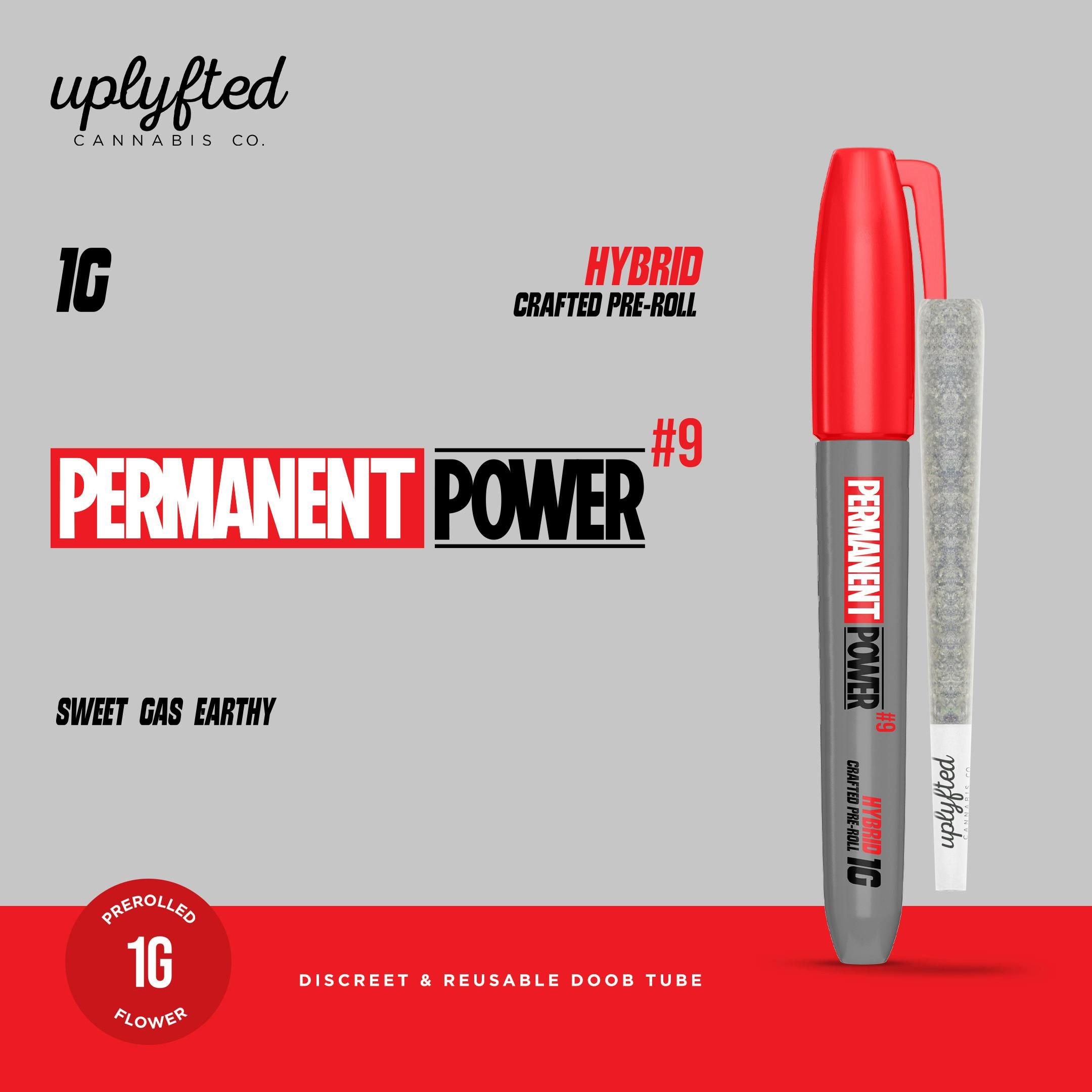 Permanent Power #9 | Joint | 1g by Uplyfted Cannabis Co