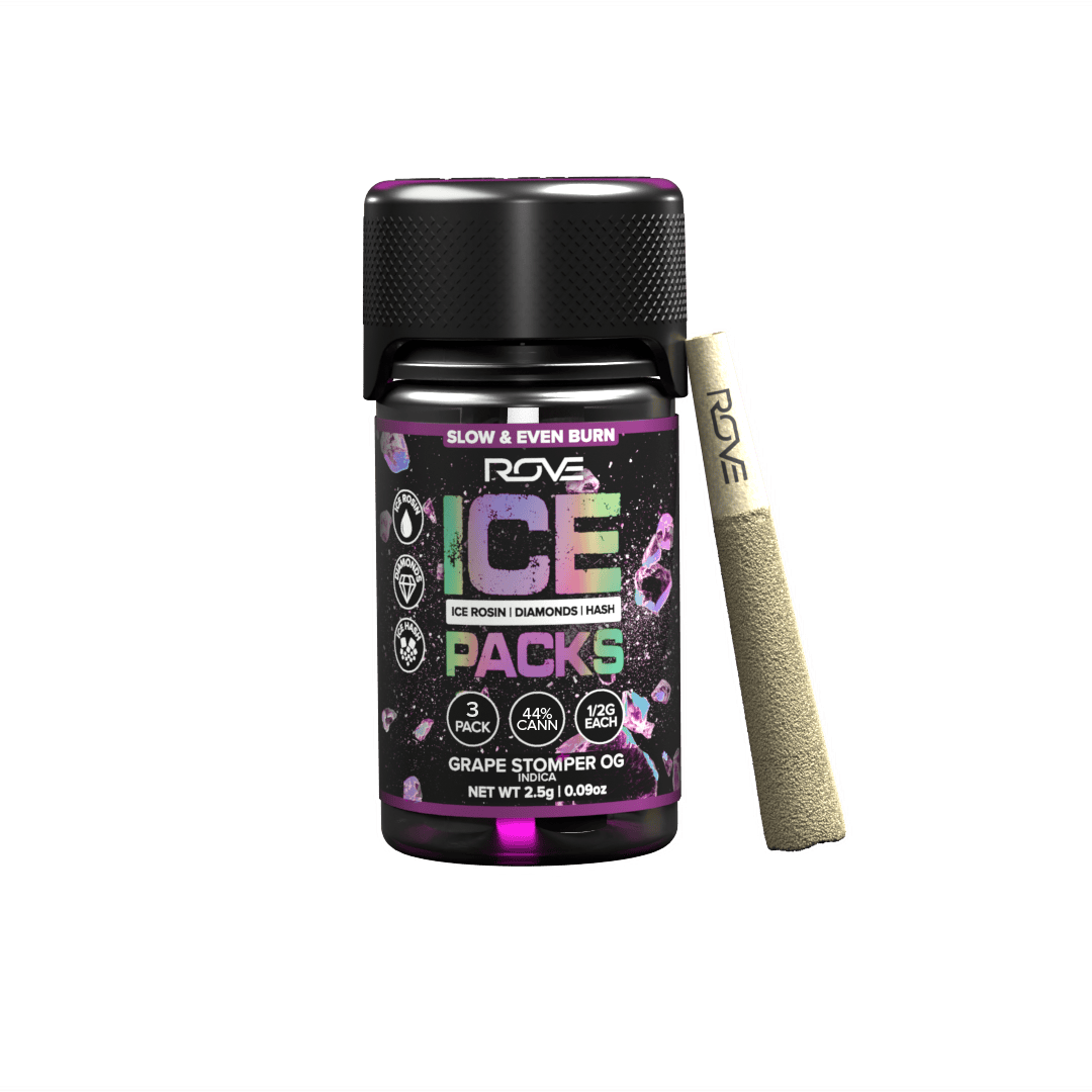 Grape Stomper OG | Infused Ice Packs (Rosin, Hash, and Diamonds) | 3 Pack