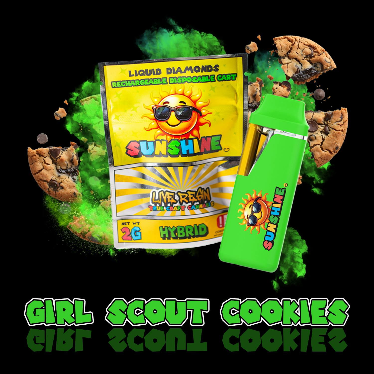 Sunshine Unlimited - FSO Live Resin Disposable - Girl Scout Cookies - 2 g by Sunshine Unlimited
