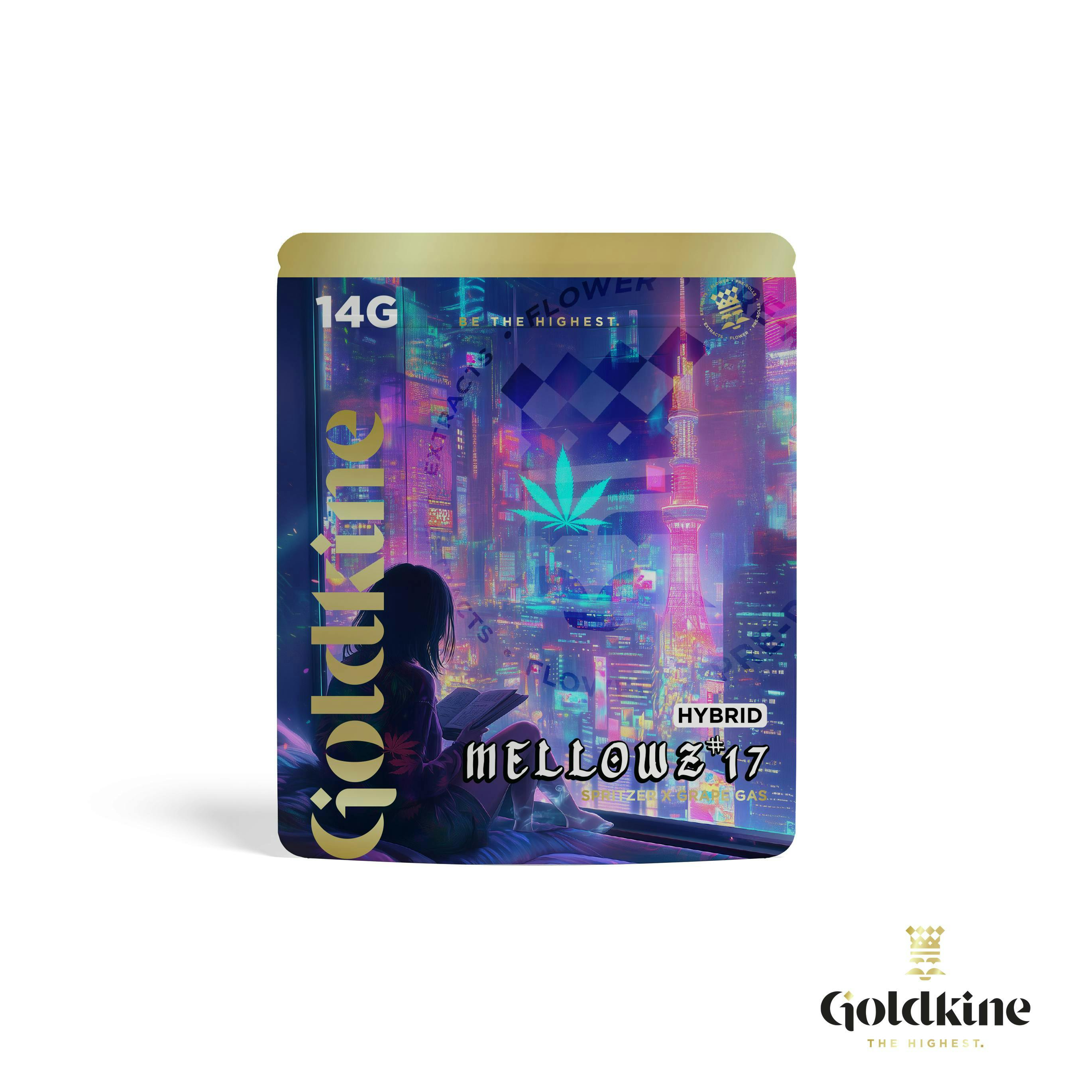 Goldkine Flower 14G (Mylar) | Mellowz #17