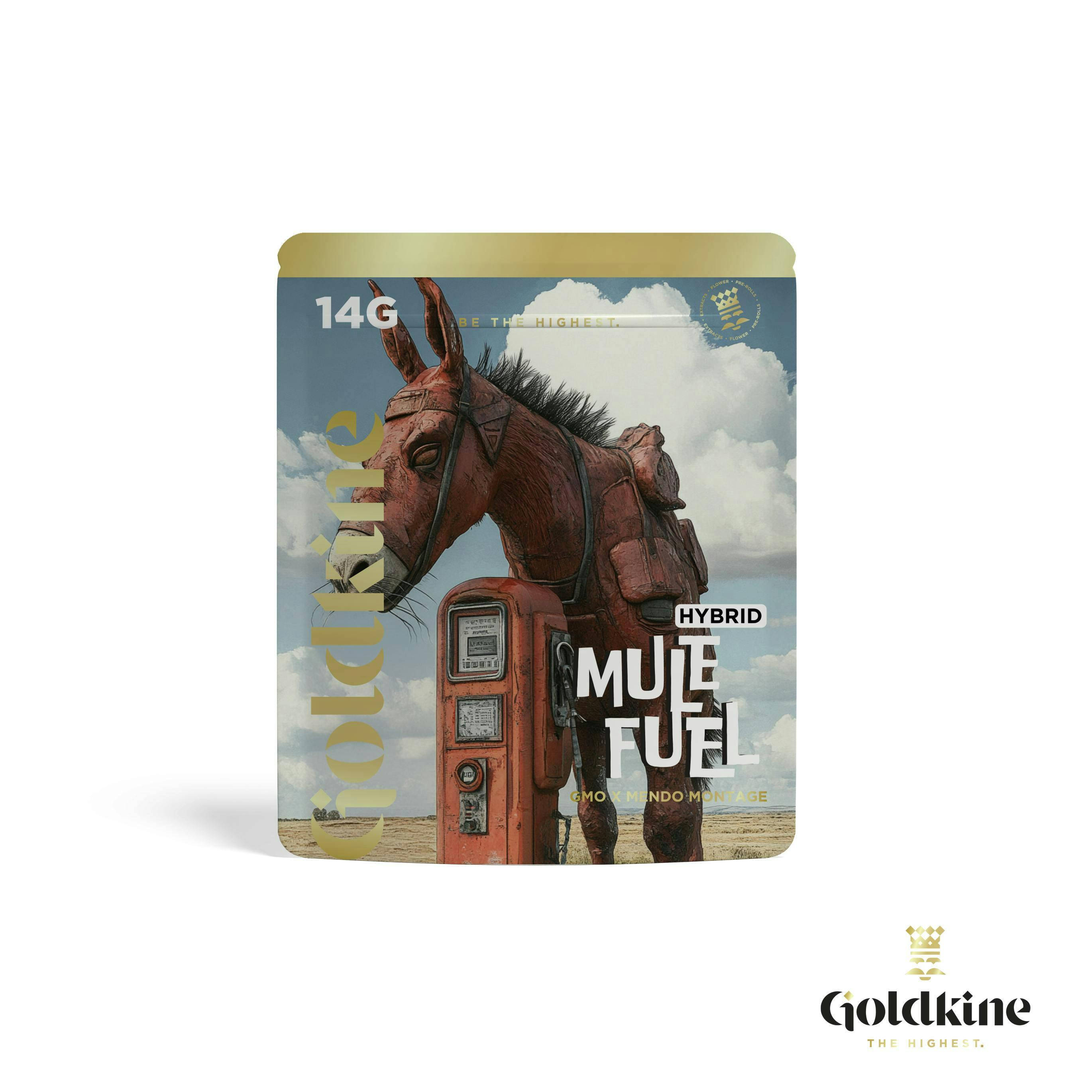 Goldkine Flower 14G (Mylar) | Mule Fuel