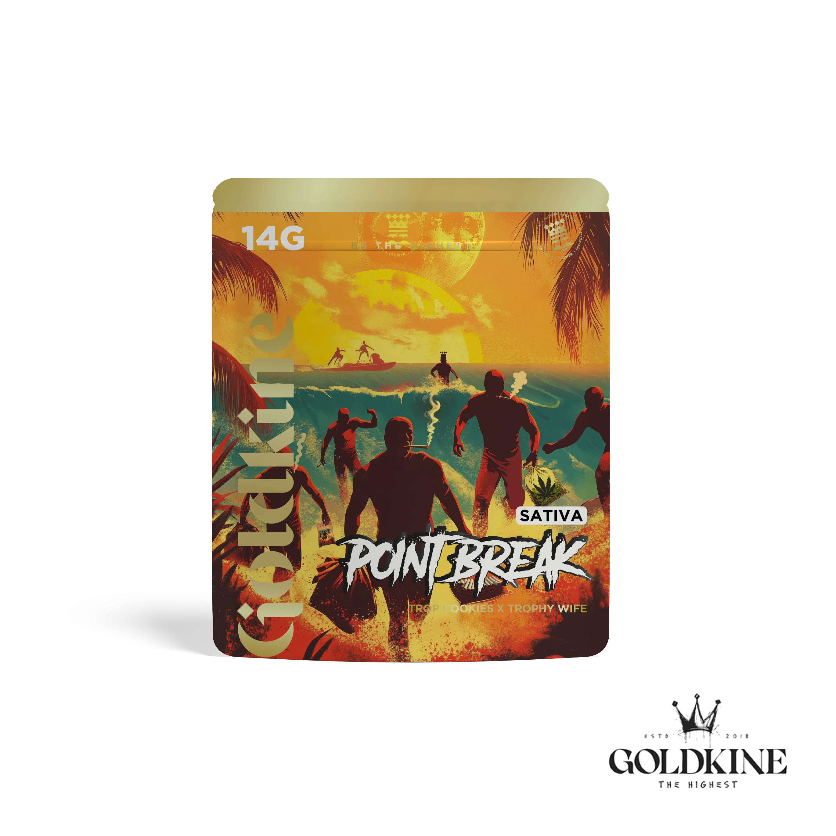 Goldkine Flower 14G (Mylar) | Point Break by Goldkine