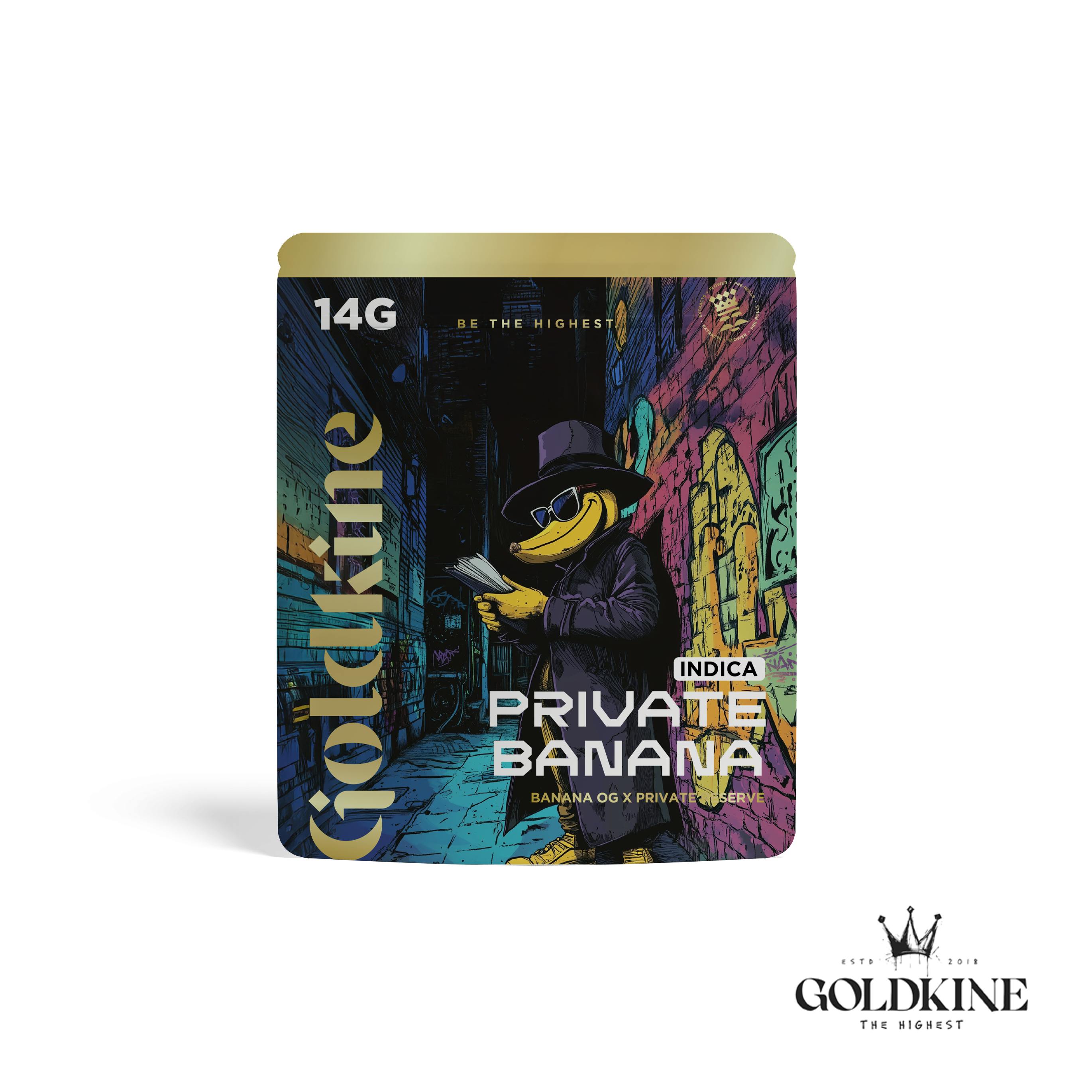 Goldkine Flower 14G (Mylar) | Private Banana