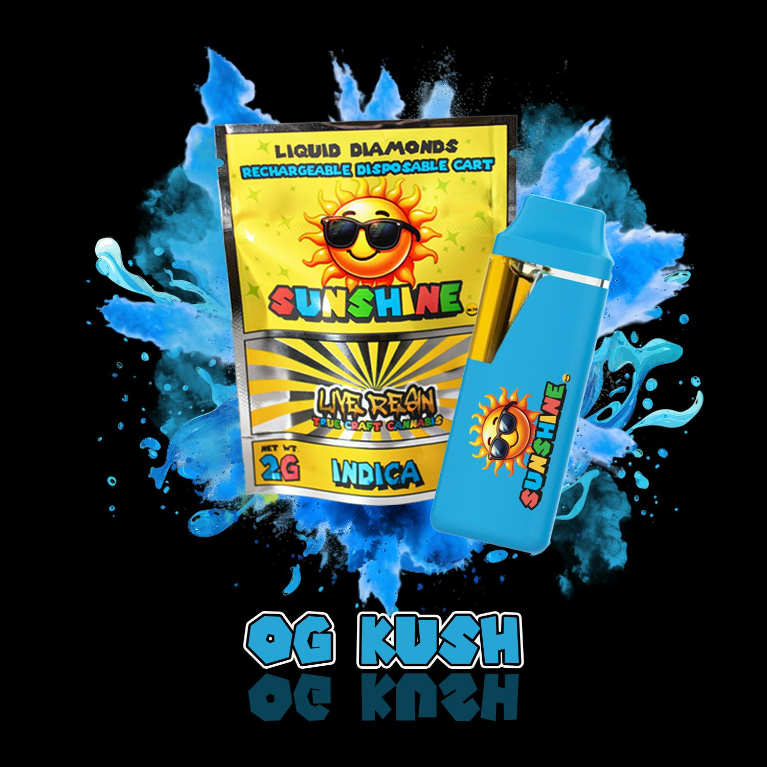 Sunshine Unlimited - FSO Live Resin Disposable - OG Kush - 2 g by Sunshine Unlimited