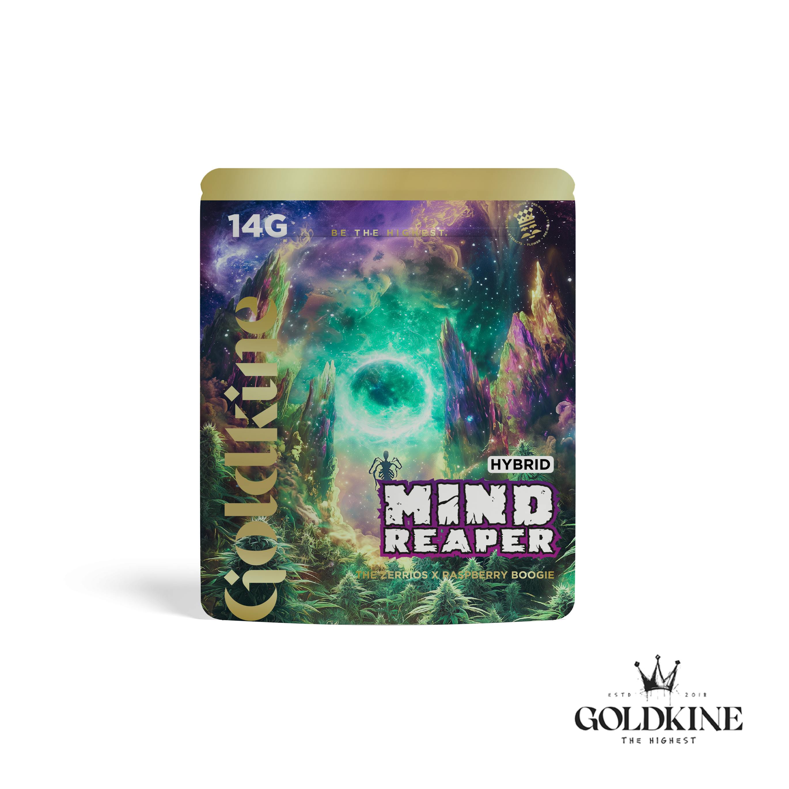 Goldkine Flower 14G (Mylar) | Mind Reaper - Goldkine