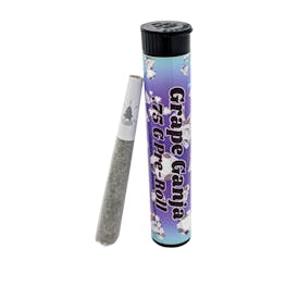 Grape Ganja | .75g Terp Pearl Filter | Pre Roll | Liquid