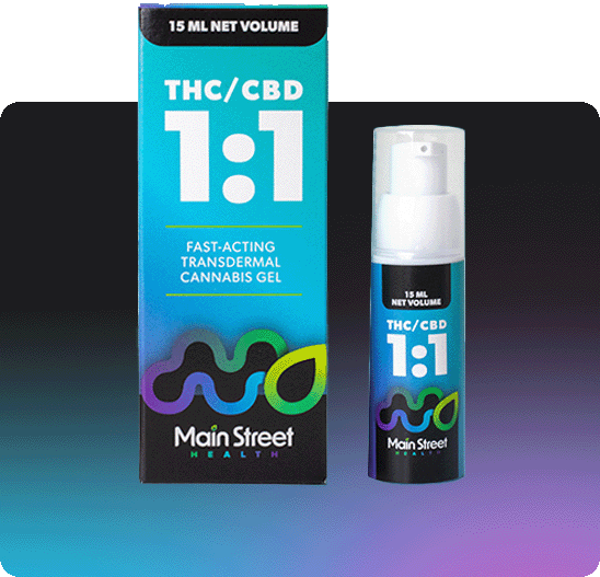 1-To-1 CBD/THC Transdermal Gel