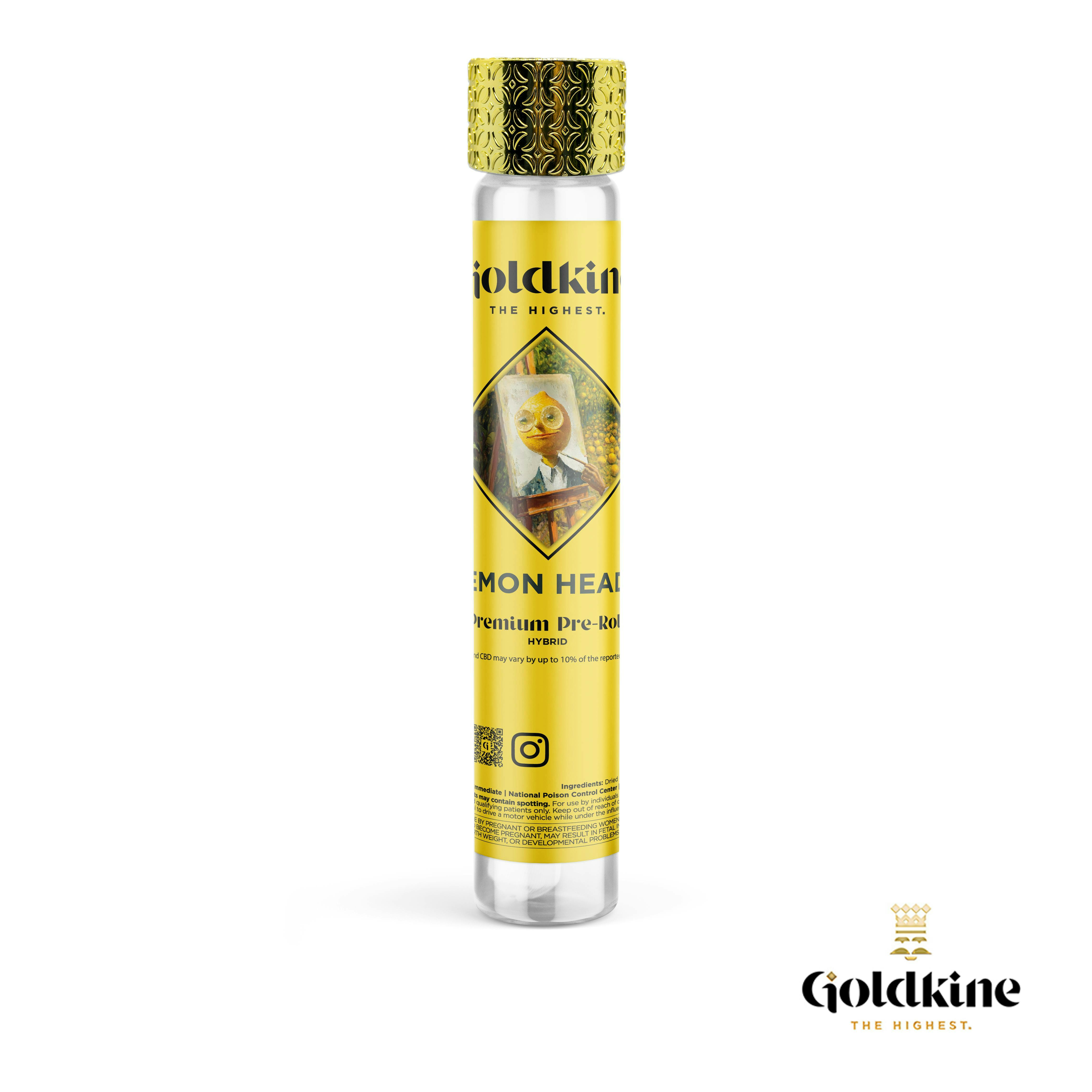 Goldkine Classic Pre Roll 1G | Lemon Headz