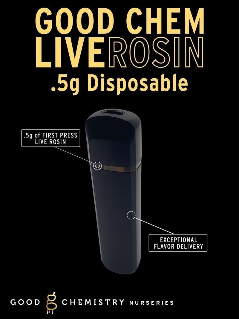 Lift Ticket Live Rosin Disposable Vape | 0.5g by Good Chemistry