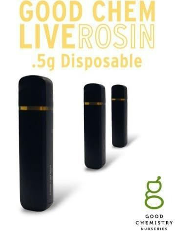 The Menage Live Rosin Disposable Vape | 0.5g by Good Chemistry