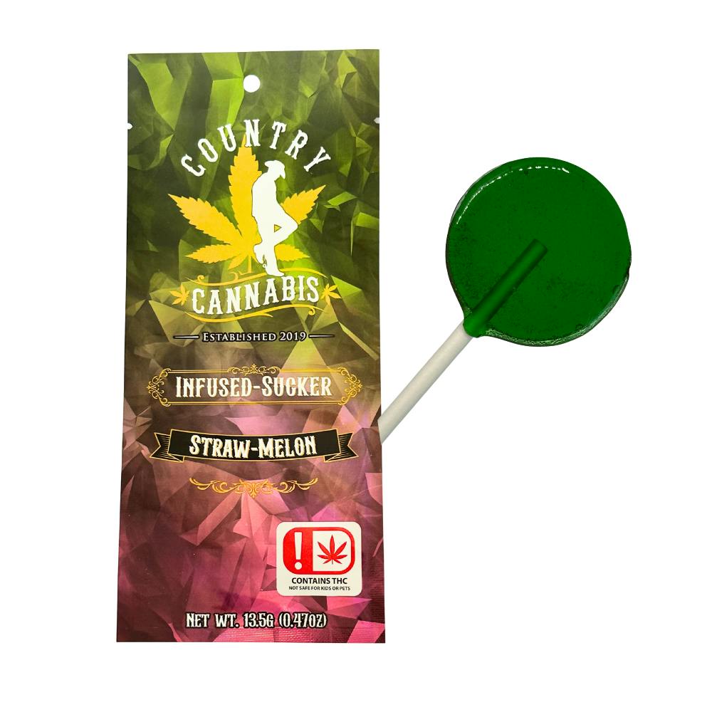 StrawMelon Straw-Melon | Infused Sucker | 100 MG