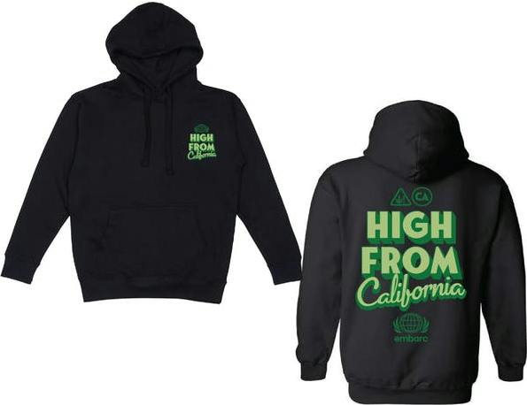 EMBARC HIGH FROM CALIFORNIA HOODIE BLACK [XXL]