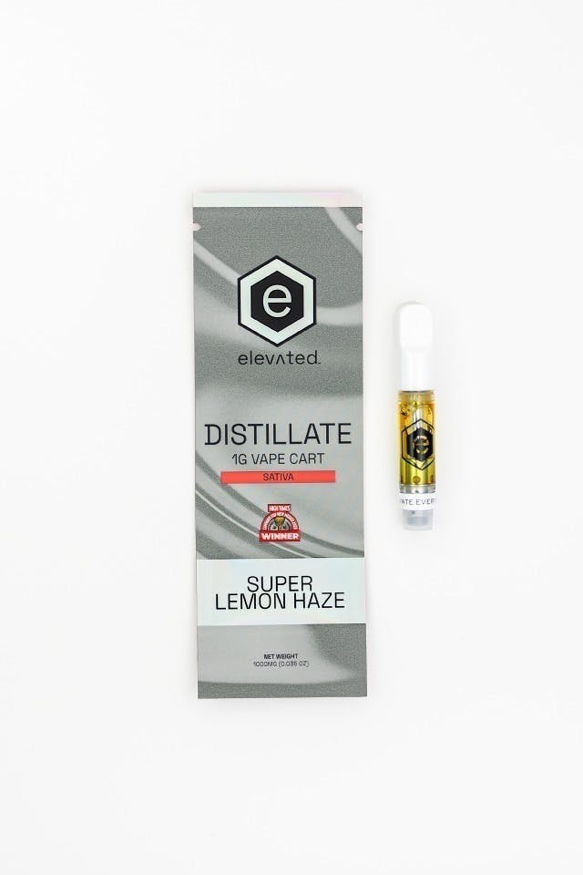 Elevated | Super Lemon Haze | Distillate Cartridge | 1g at 285 South Dispensary LLC