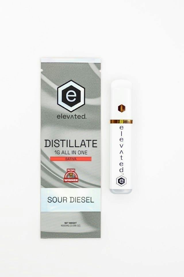 Elevated | Sour Diesel | Distillate Disposable | 1g