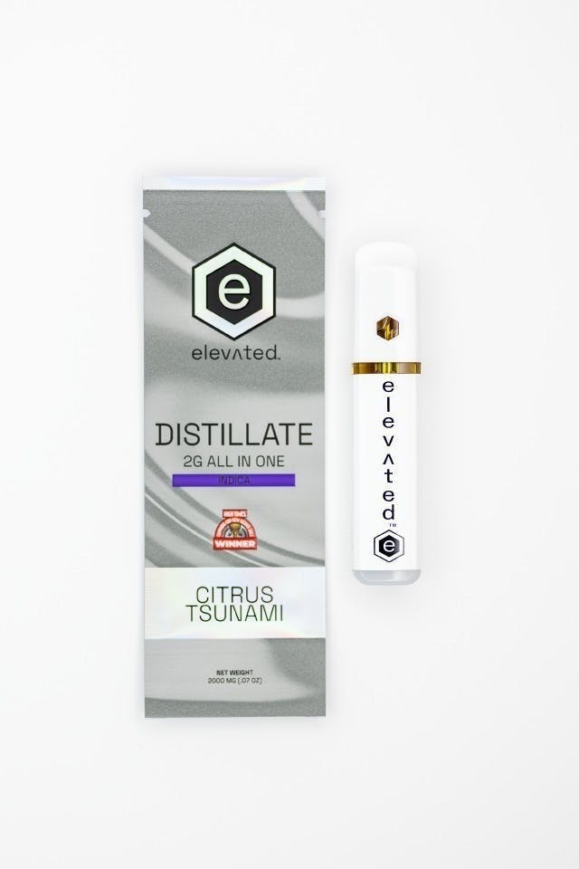 Elevated | Citrus Tsunami | Distillate Disposable | 2g by Elevated Labs