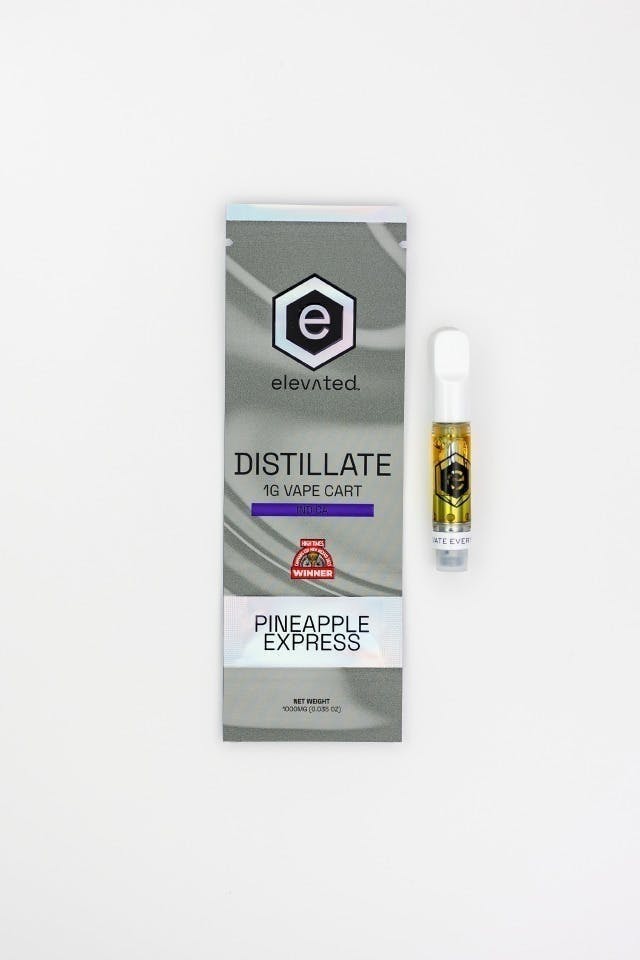 Elevated | Pineapple Express | Distillate Cartridge | 1g at Mesa Flowers Canna Co.