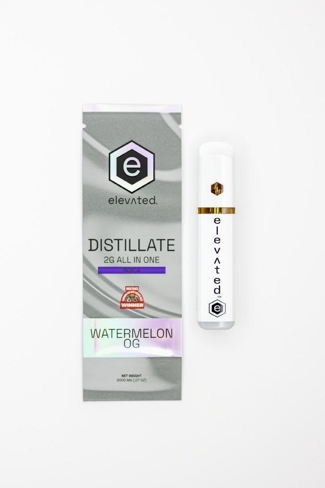Elevated | Watermelon OG | Distillate Disposable | 2g by Elevated Labs