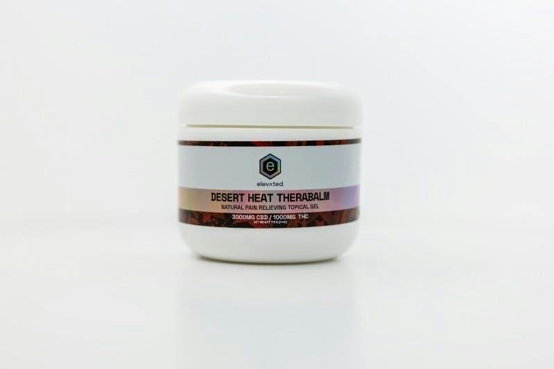Therabalm Topical Gel | Desert Heat | Balm | CBD:THC 3000mg:1000mg | 4oz at Mesa Flowers Canna Co.
