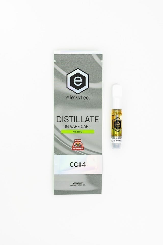 Elevated | GG4 | Distillate Cartridge | 1g by Elevated Labs
