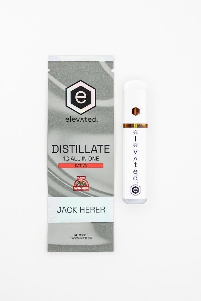Elevated | Jack Herer | Distillate Disposable | 1g by Elevated Labs