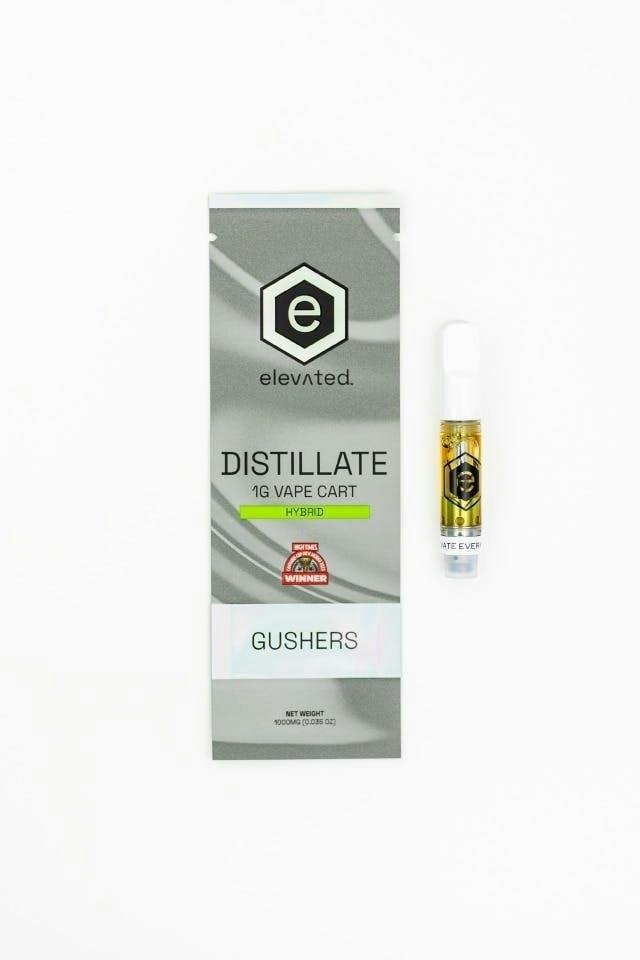 Elevated | Gushers | Distillate Cartridge | 1g at Mesa Flowers Canna Co.