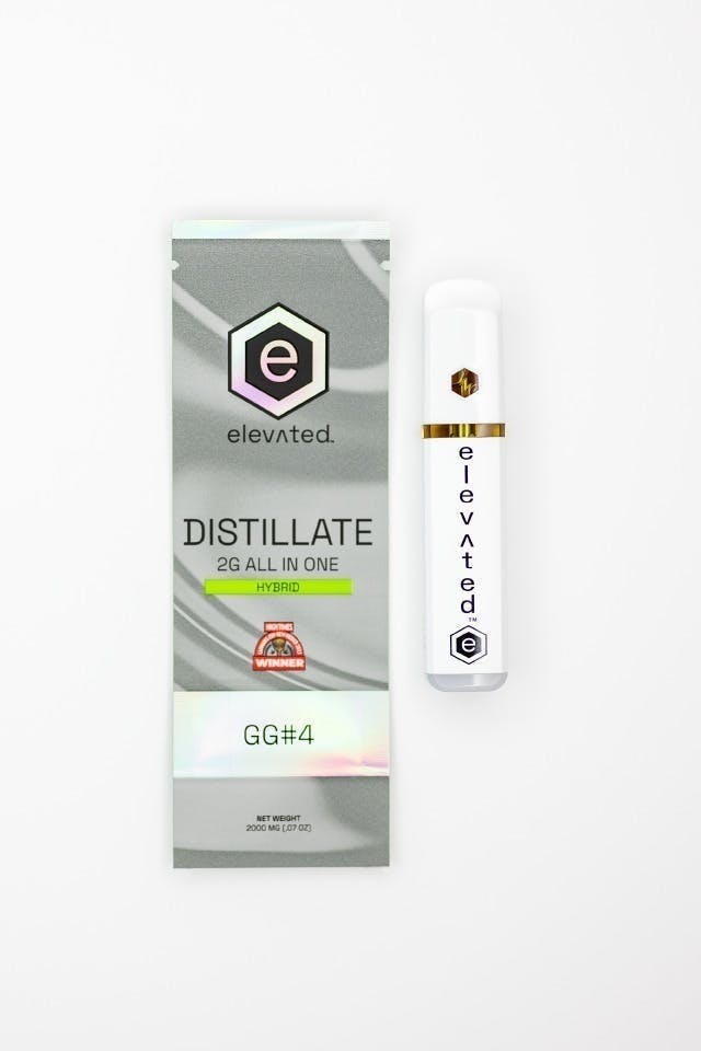 Elevated | GG4 | Distillate Disposable | 2g by Elevated Labs