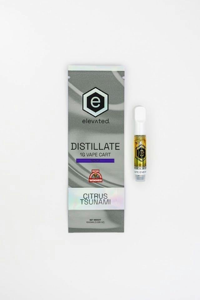Elevated | Citrus Tsunami | Distillate Cartridge | 1g at Mesa Flowers Canna Co.