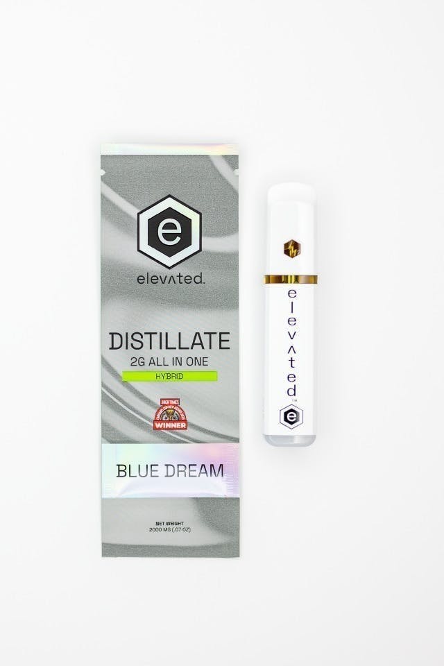 Elevated | Blue Dream | Distillate Disposable | 2g by Elevated Labs
