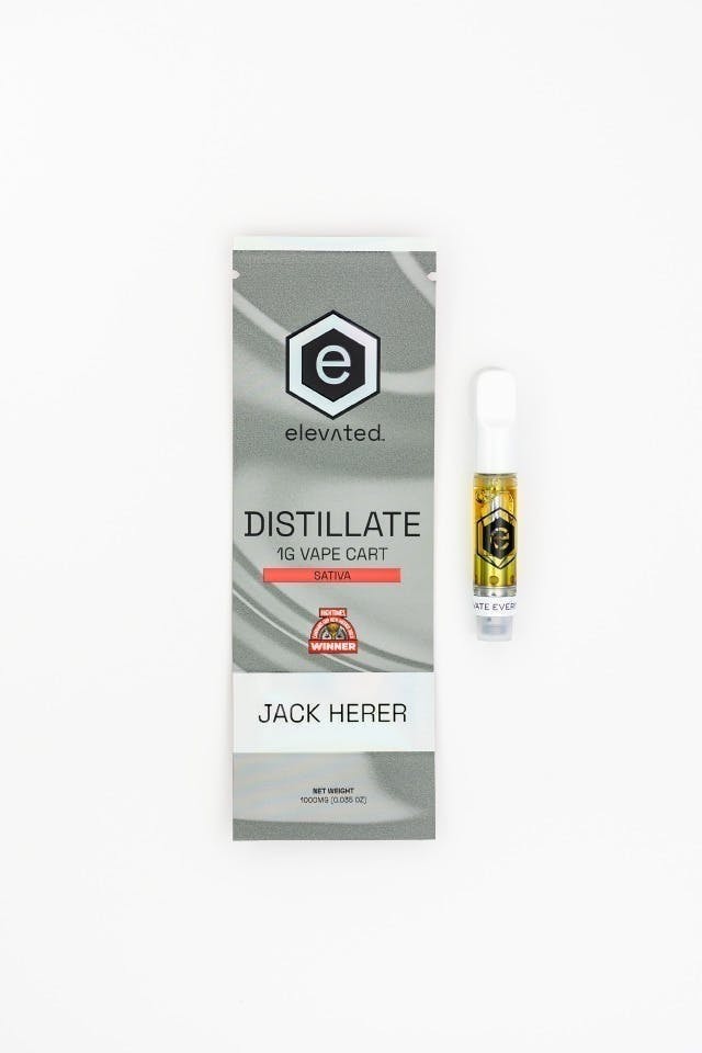 Elevated | Jack Herer | Distillate Cartridge | 1g - Elevated Labs