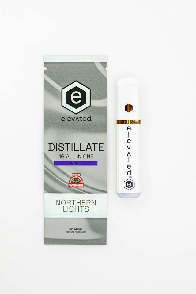 Elevated | Northern Lights | Distillate Disposable | 1g by Elevated Labs
