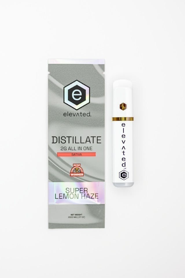 Elevated | Super Lemon Haze | Distillate Disposable | 2g by Elevated Labs