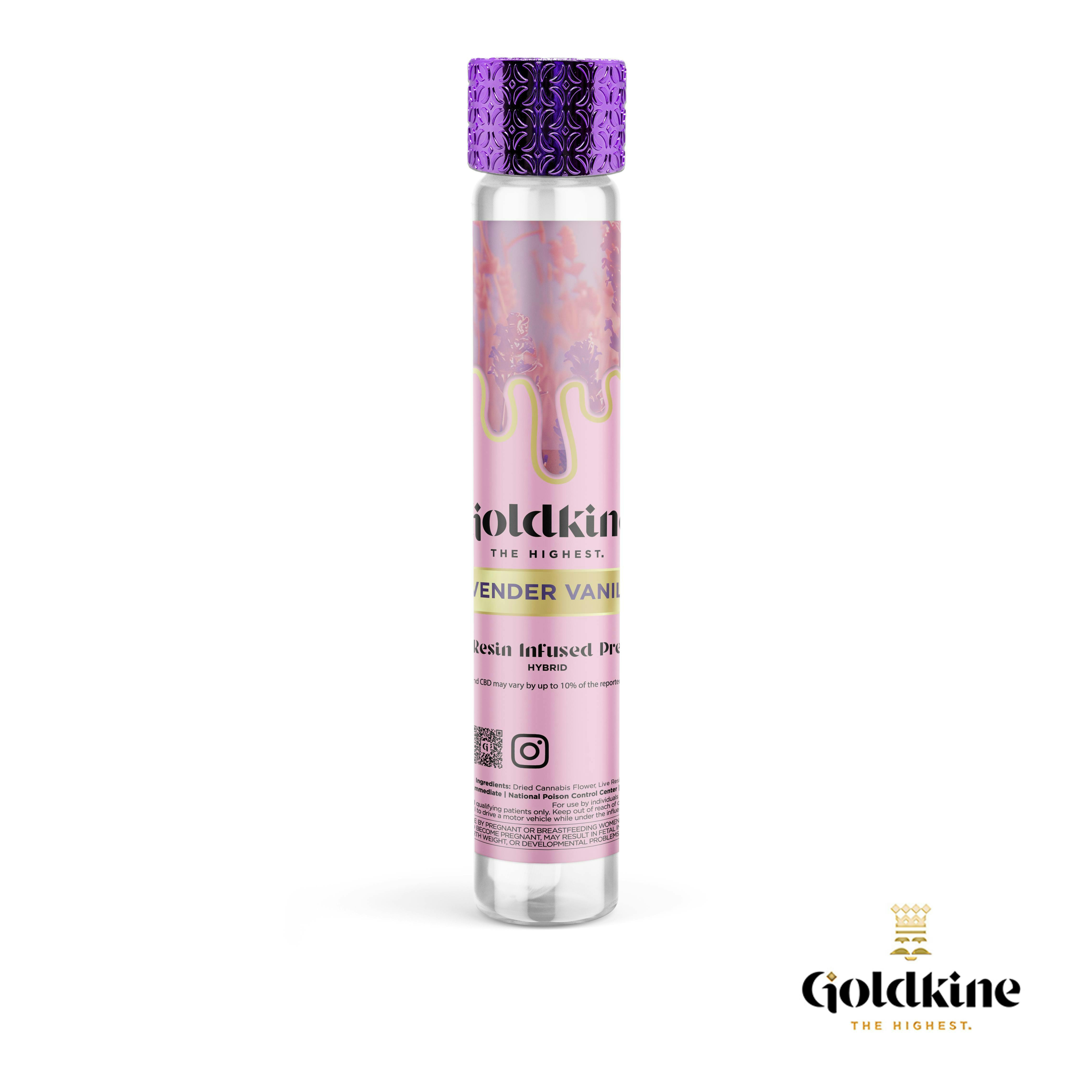 Goldkine Lux Infused Pre Rolls 1G | Lavender Vanilla