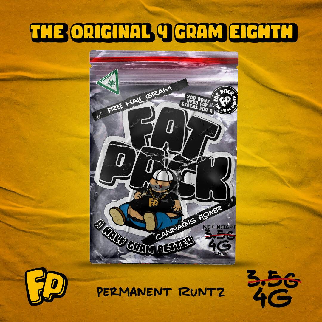 FAT PACK: Permanent Runtz (4G 8TH Prepack) by Fat Pack