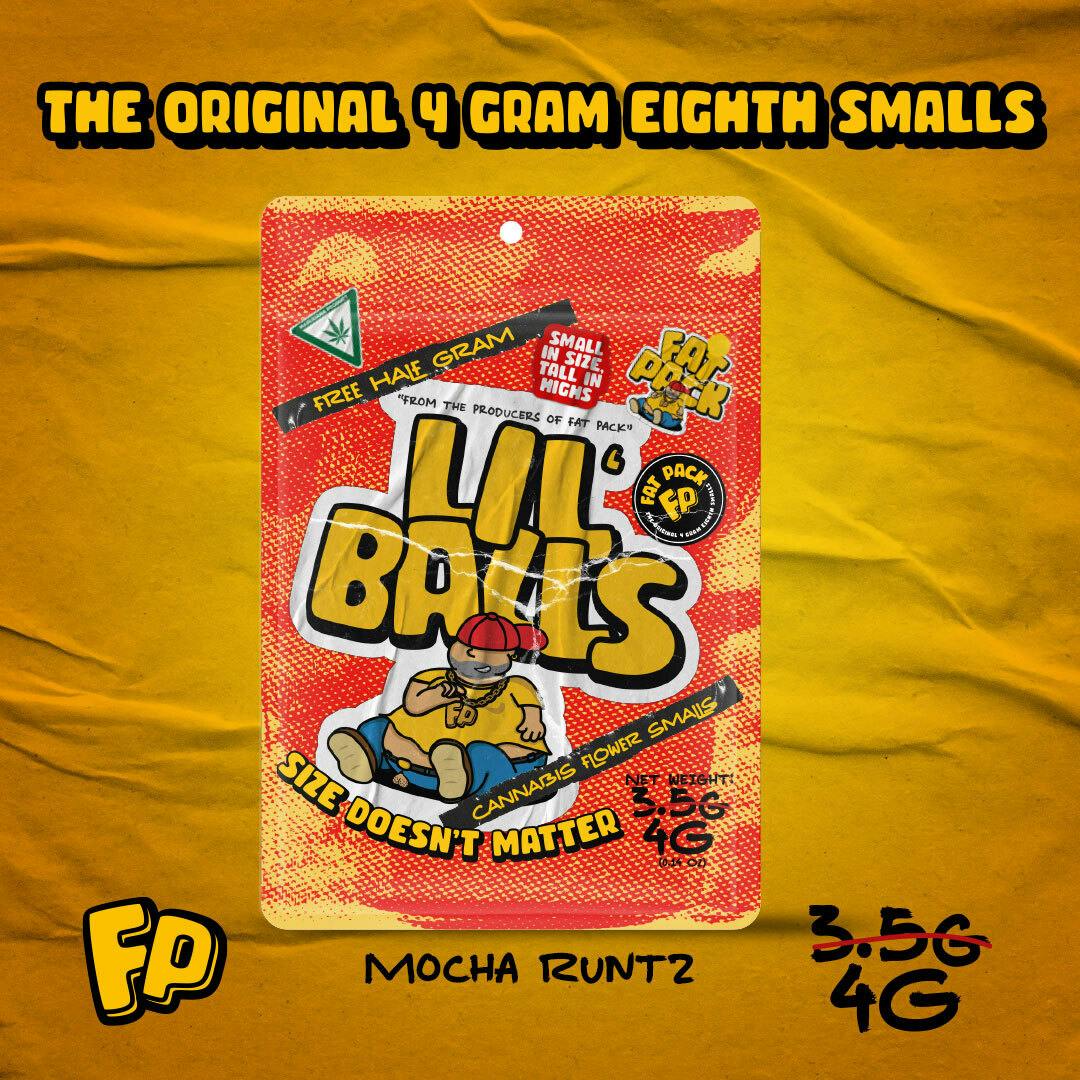 LIL' BALLS: Mocha Runtz (4G 8TH Smalls Prepack) by Fat Pack