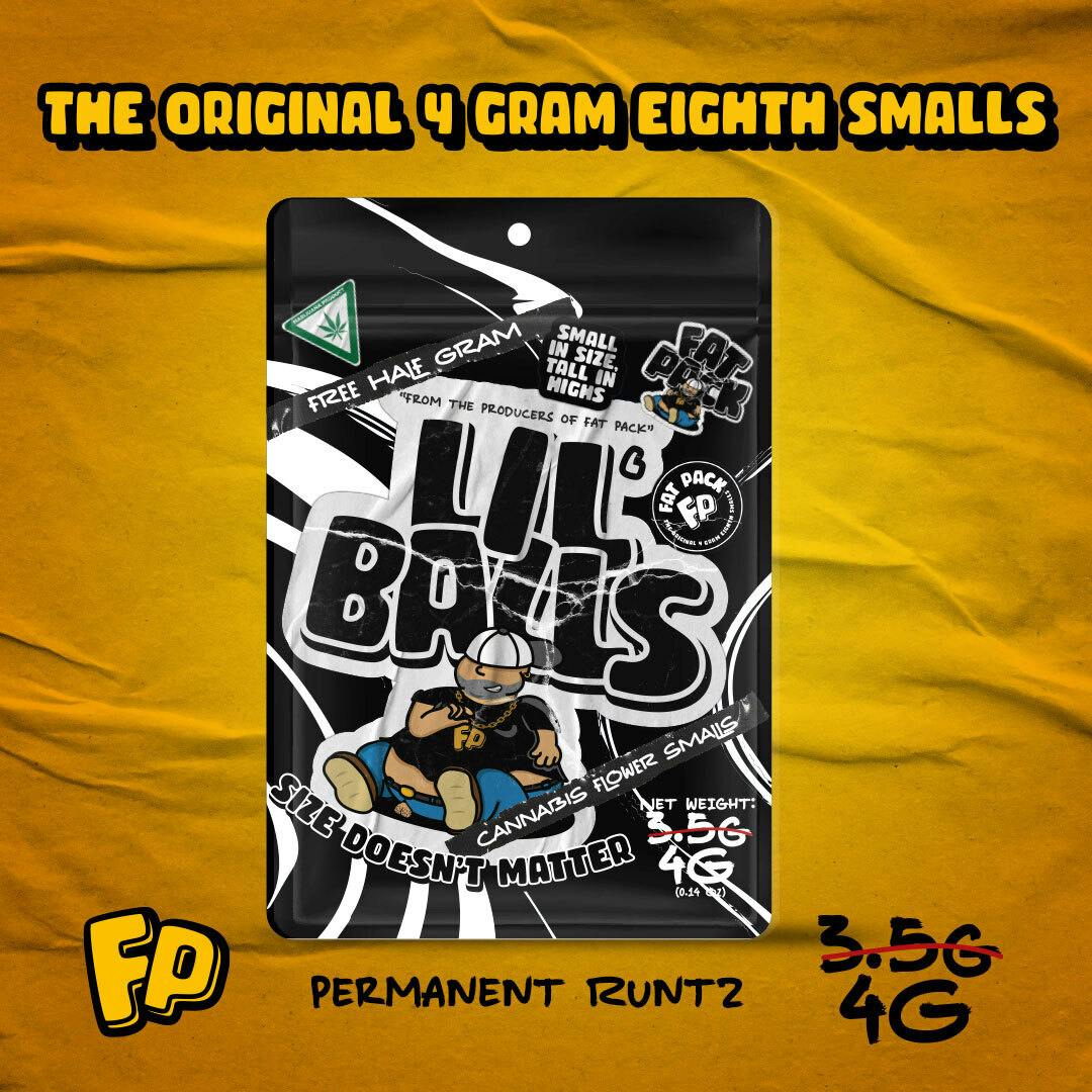 LIL' BALLS: Permanent Runtz (4G 8TH Smalls Prepack) by Fat Pack
