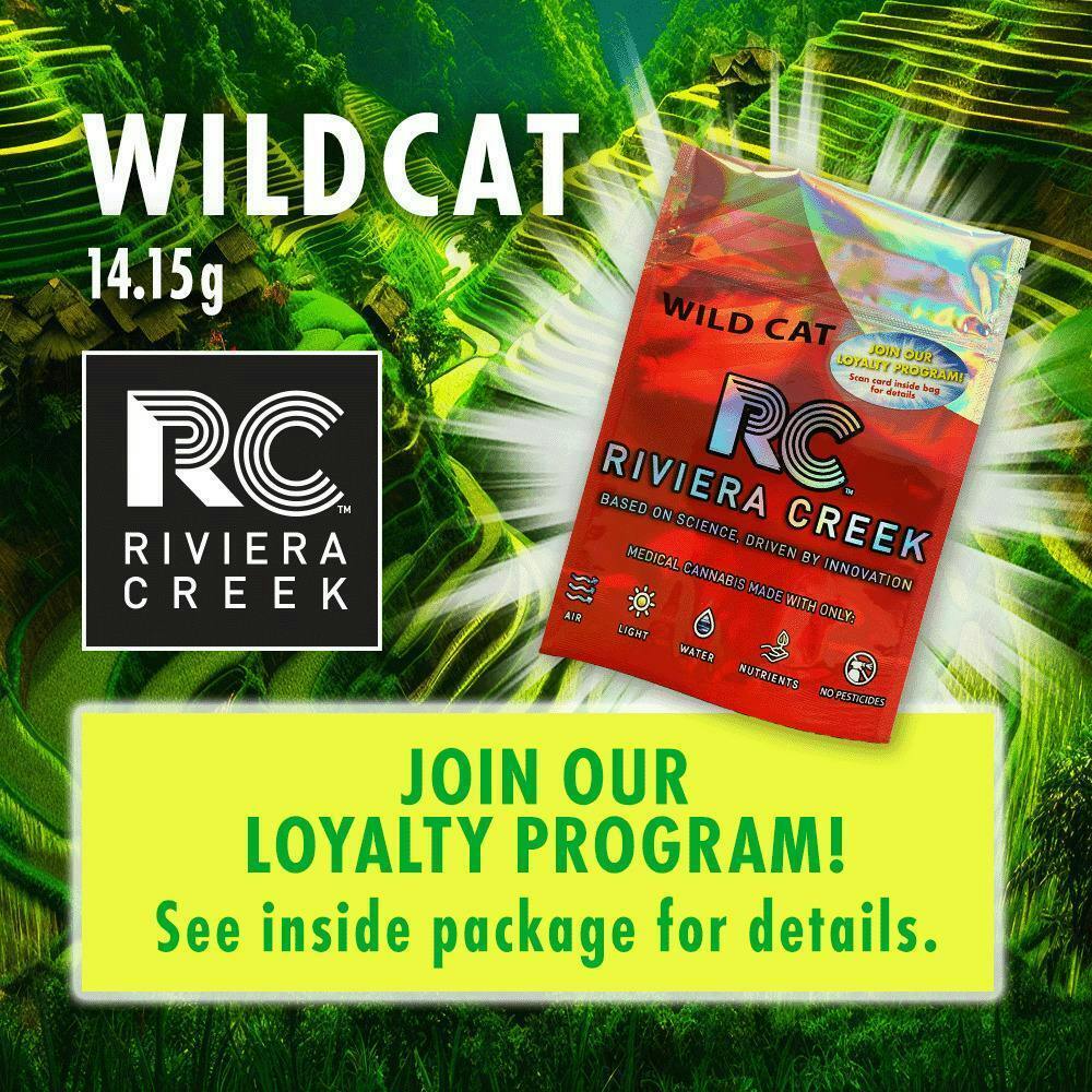 Riviera Creek | 14.15G Flower - Wild Cat by Riviera Creek