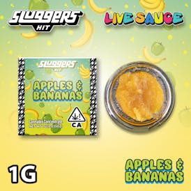 Sluggers - 1g - Sauce - Apples & Bananas