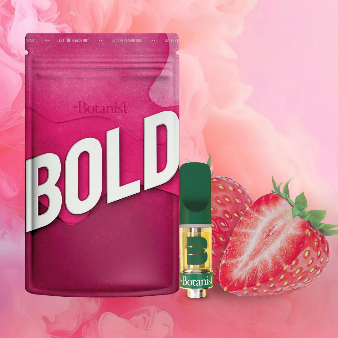 The Botanist | Bold Strawberry | Cartridge | 1g at Black Market Canna Co LLC