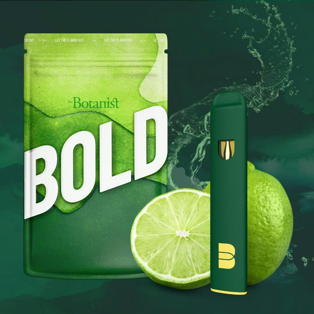 The Botanist | Bold Lime | Disposable | 1g at The Cannabis Depot