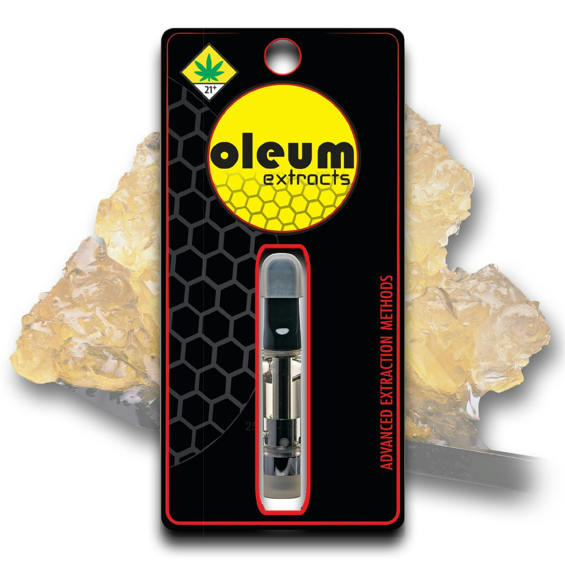Glazed Apricot - 1G - Live Resin Cartridge by Oleum Extracts