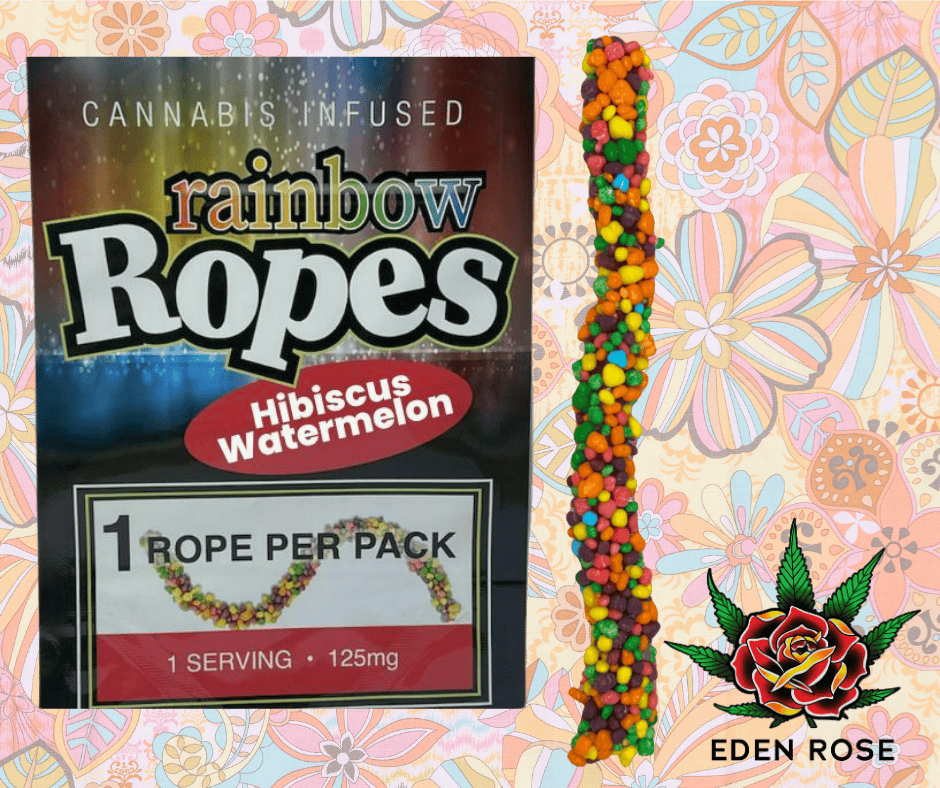 125MG Rainbow Rope - Hibiscus Watermelon