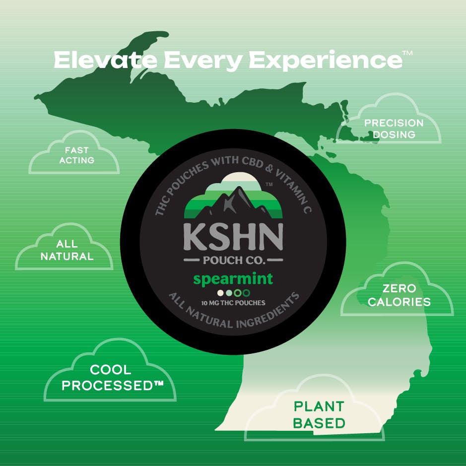 Spearmint | KSHN 10mg THC Pouch [20ct]