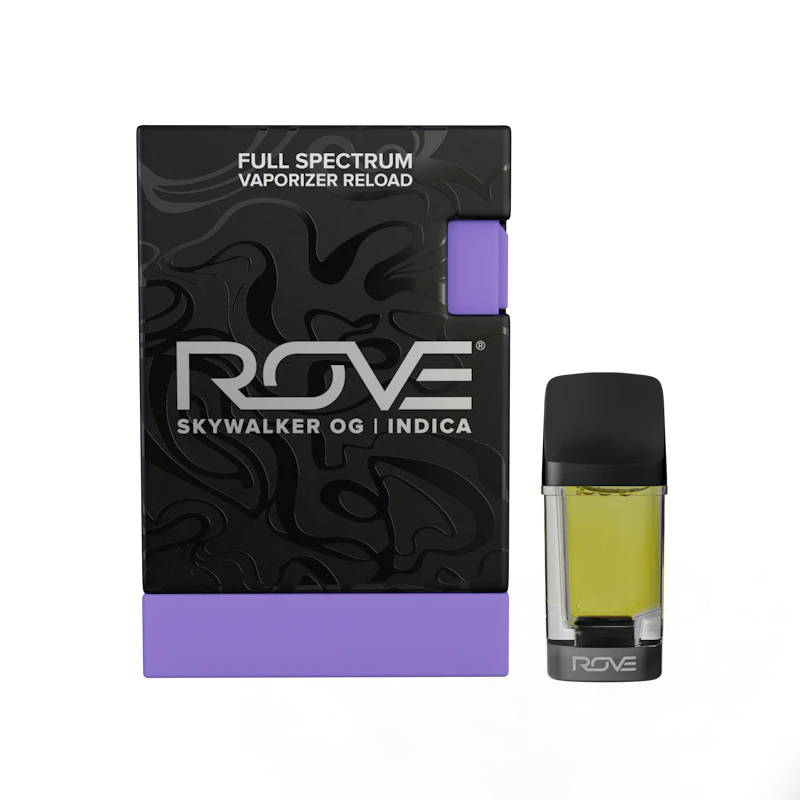 Rove Skywalker OG · Melted Diamond Live Resin Cartridge · 1.0g, Cartridges