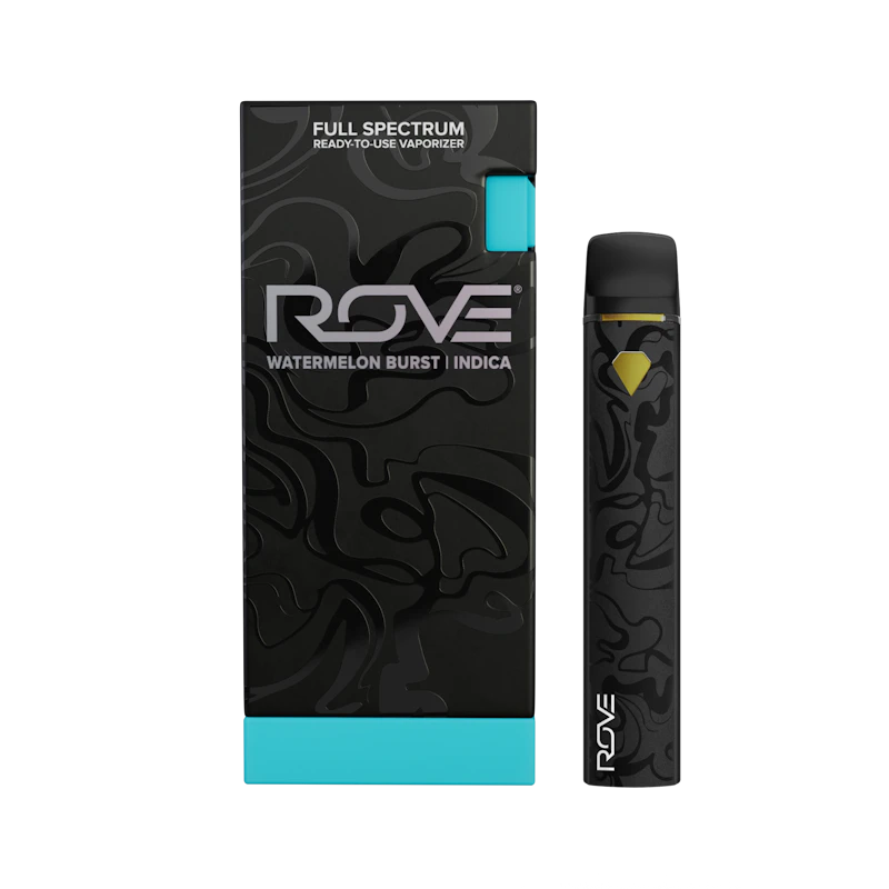 Rove Watermelon Burst| Melted Diamond Live Resin Vaporizer |1.0g(Ready-To-Use)MD, Disposables